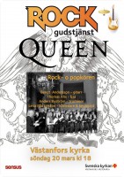 Rockgudstjänst med låtar av Queen