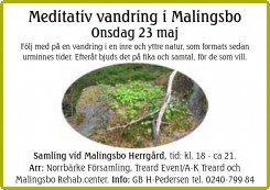 Meditativ vandring i Malingsbo