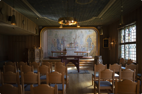 Gudstj&auml;nst med kyrkkaffe