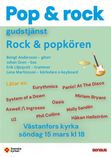 Pop & rockgudstj&auml;nst