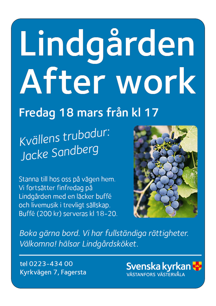 After work 18 mars