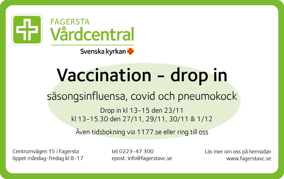 Behöver du vaccinera dig?
