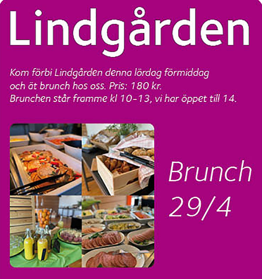 Brunch på Lindgården 29 april