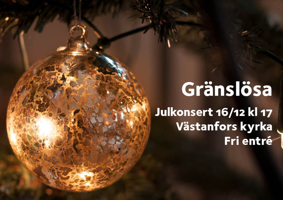 Gränslösas julkonsert och julbuffé
