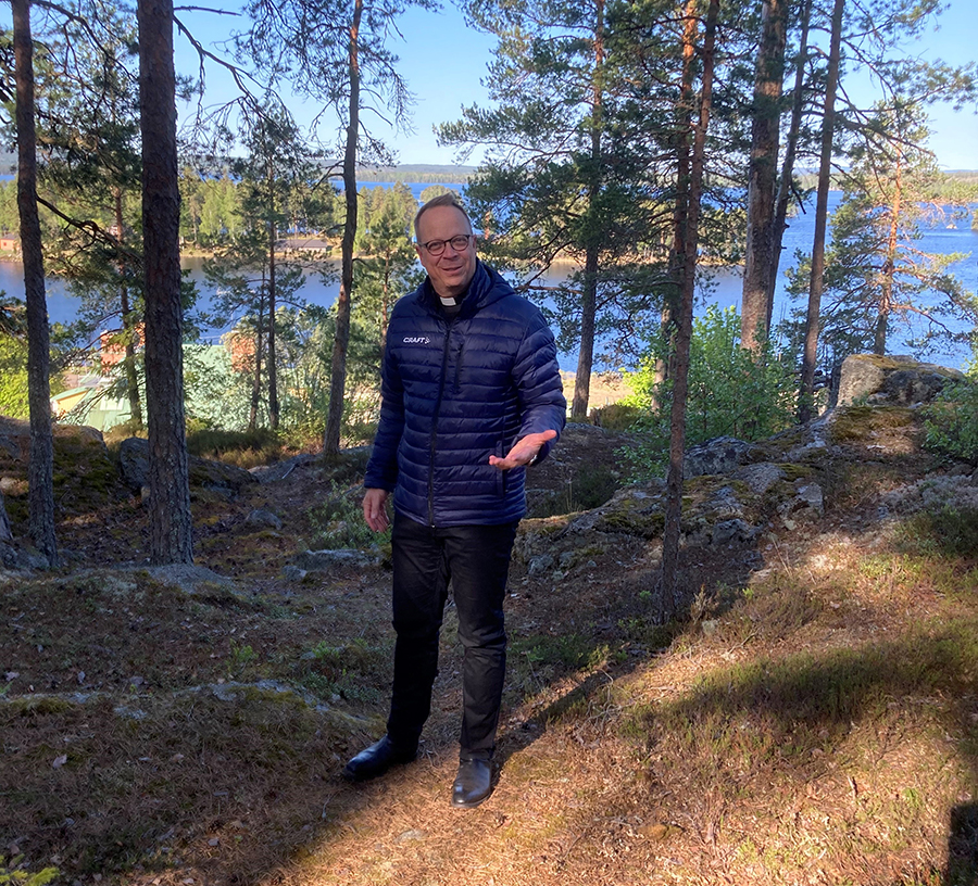 Friluftsgudstjänst på Hotellberget
