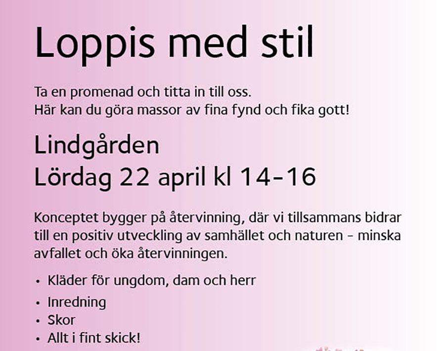 Loppis med stil